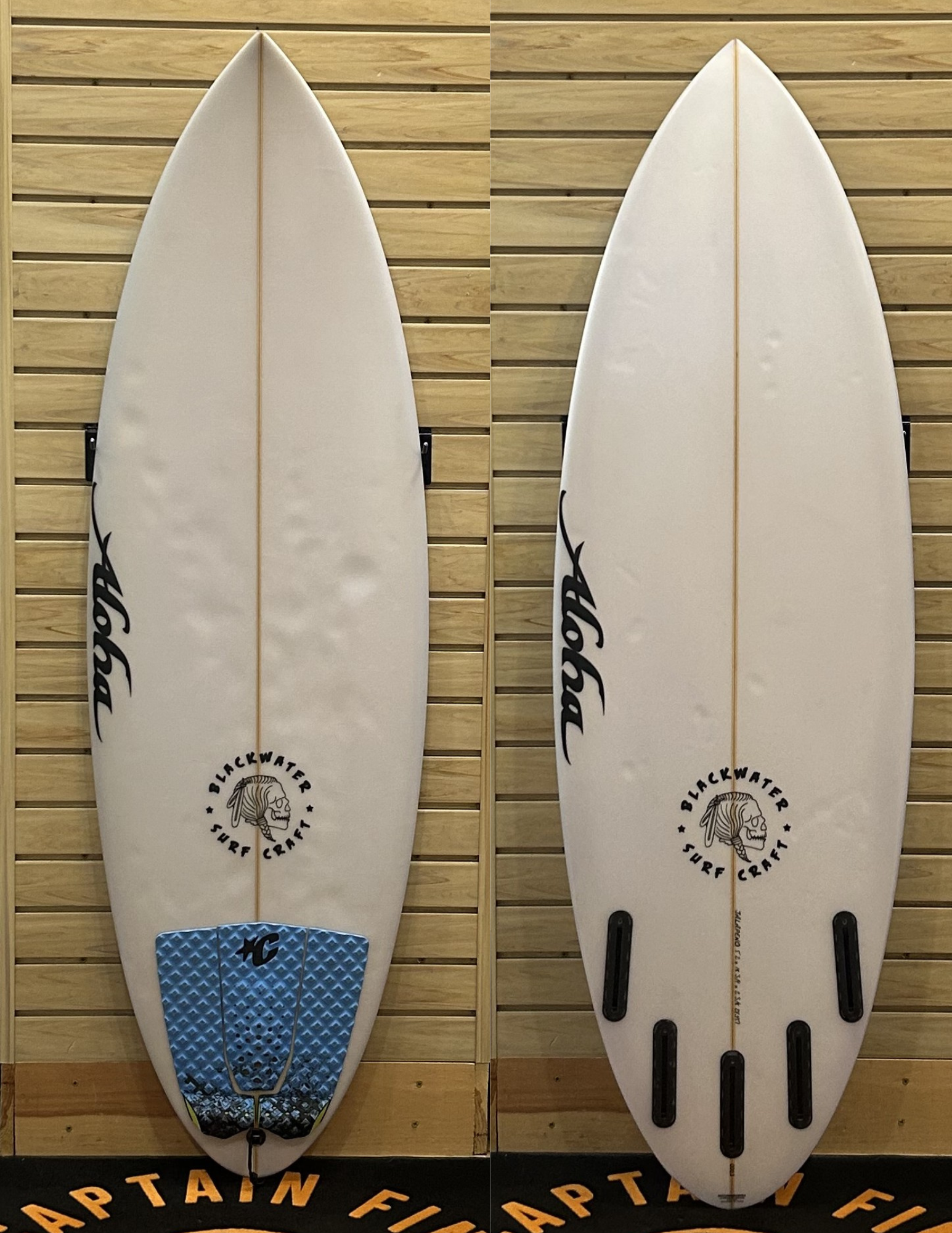 5'2 Jalapeno surfboard top photo